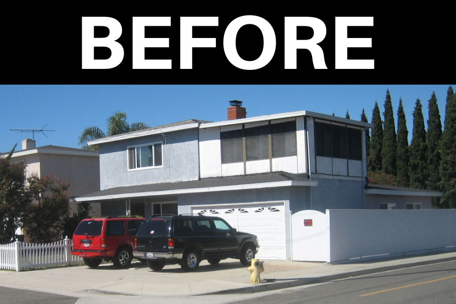 A Drastic Difference with Siding - before