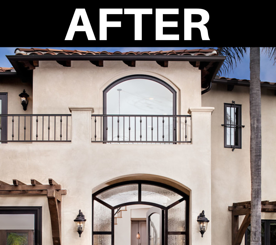A Modern Mediterranean Home - after