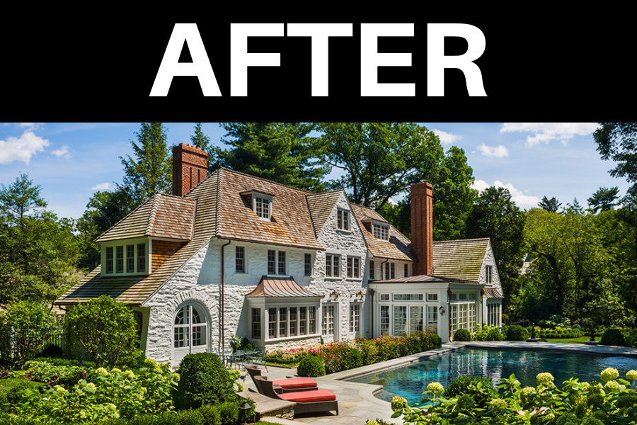 Adding Detail to an Arts and Crafts Stone Home - after