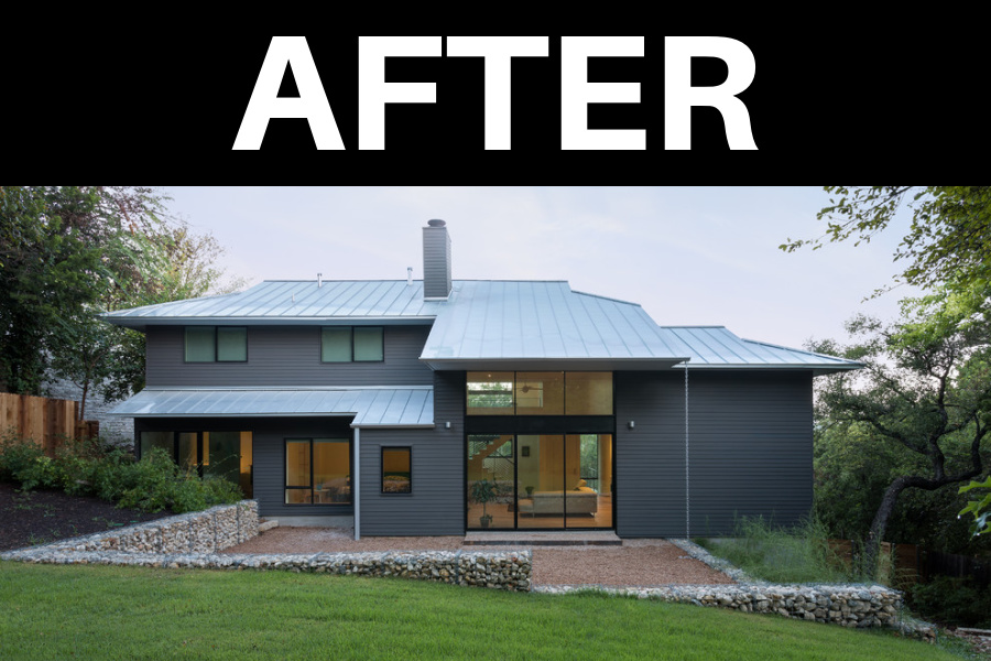 Traditional to Modern 1980’s Home - after